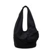 Japanese Autumn and Winter Single Shoulder Dumpling Bag Tooling Large Capacity Nylon Bag Going Out Shopping Mommy Armpit Bag Handbag