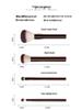 HG Complete Makeup Brush Set: Powder, Blush, Foundation, Eyeshadow, Concealer & Lip Brushes - Mo Yu Beauty Tools