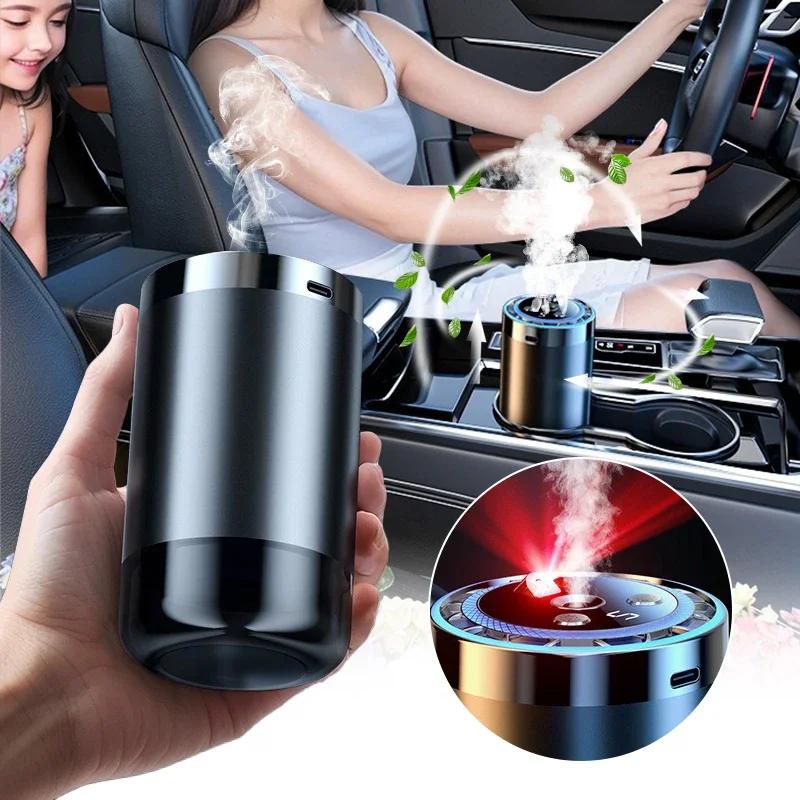5Modes Car Air Freshener Electric Auto Aroma Diffuser Car Air Vent Essential Oil Mist Humidifier Fragrance Diffuser Aromatherapy