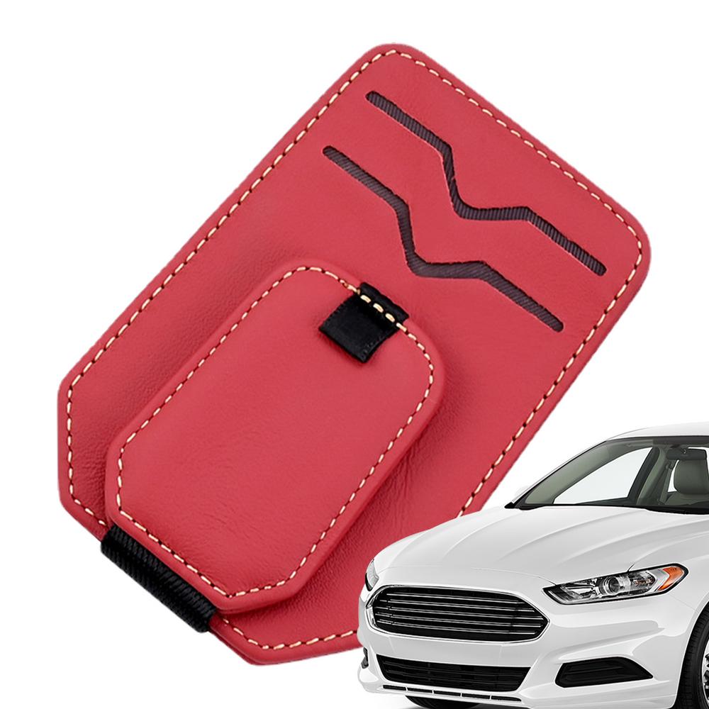 Car Sunglasses Holder Clip Car Sun Visor Organizer Holder For Sunglasses Portable Car Sun Visor Storage Glasses Organizer For