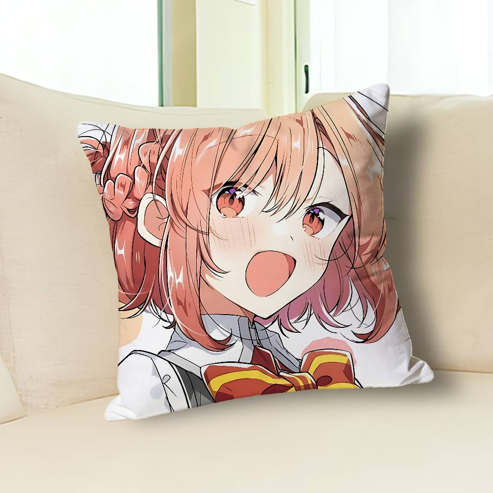 W-Whisper Me a Love Song Manga Celebrity Merchandise All-Match Printed Pillow Case Sofa Car Office Room Decoration Protector