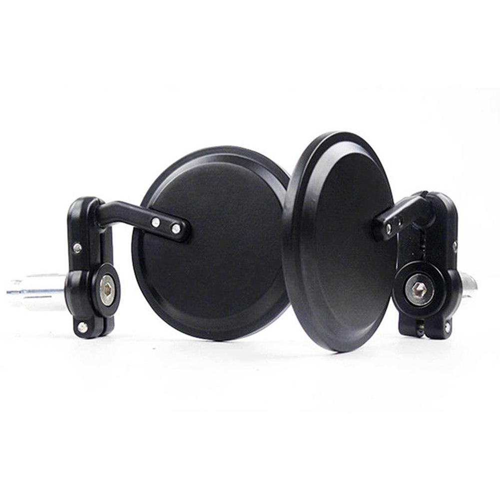 1 Pair 7/8inch Universal Round Handlebar End Motorcycle Rearview Side Mirror