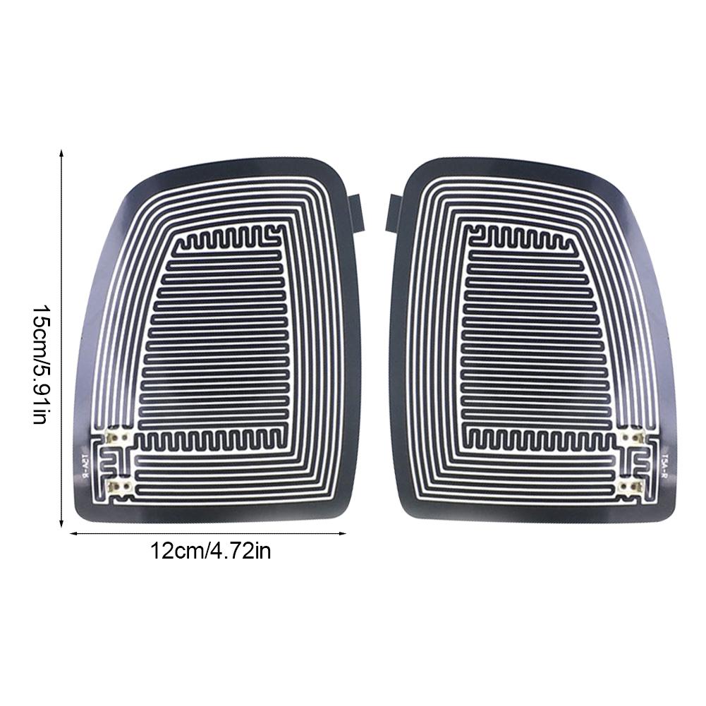 DC 12V Car Side Mirror Glass Heater 26W Heated Defogger Pad Mat Remove Rain Frost Car Glass Rear Mirror Heating Demister Mat