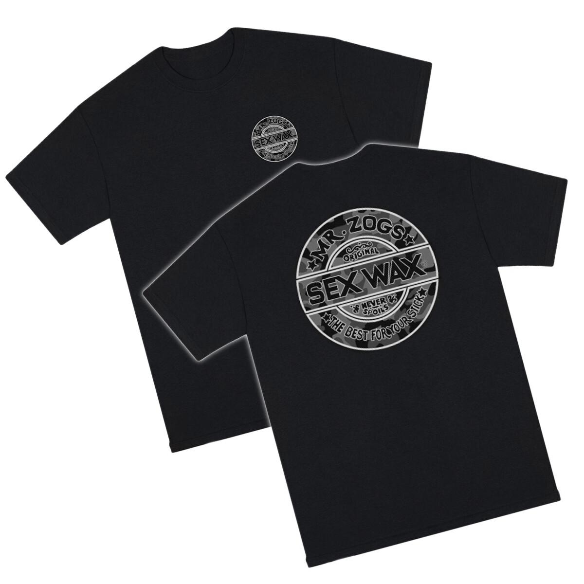 New Sex Wax Mr Zogs Surf Shirt Camo Black XXL