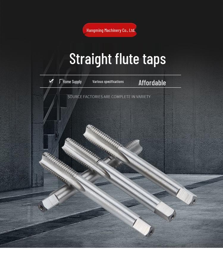Left-hand Thread Tap for Reverse-thread Coil Inserts, High-speed Steel, Various Models, In Stock, Direct Shipping.