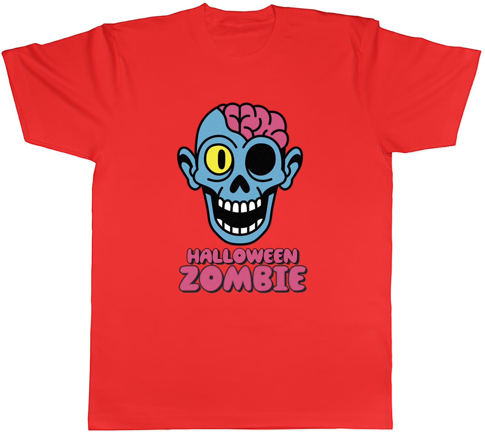 Halloween Zombie Unisexs TShirt Undead Infected Brain Costume Tee Gift S
