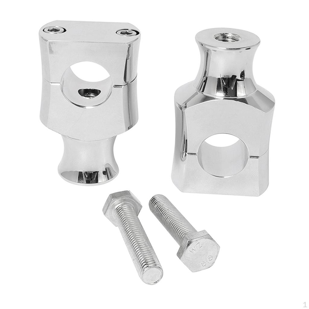 Motorcycle 7/8'' / 1'' Handlebar Riser Clamp Repalcment accessories
