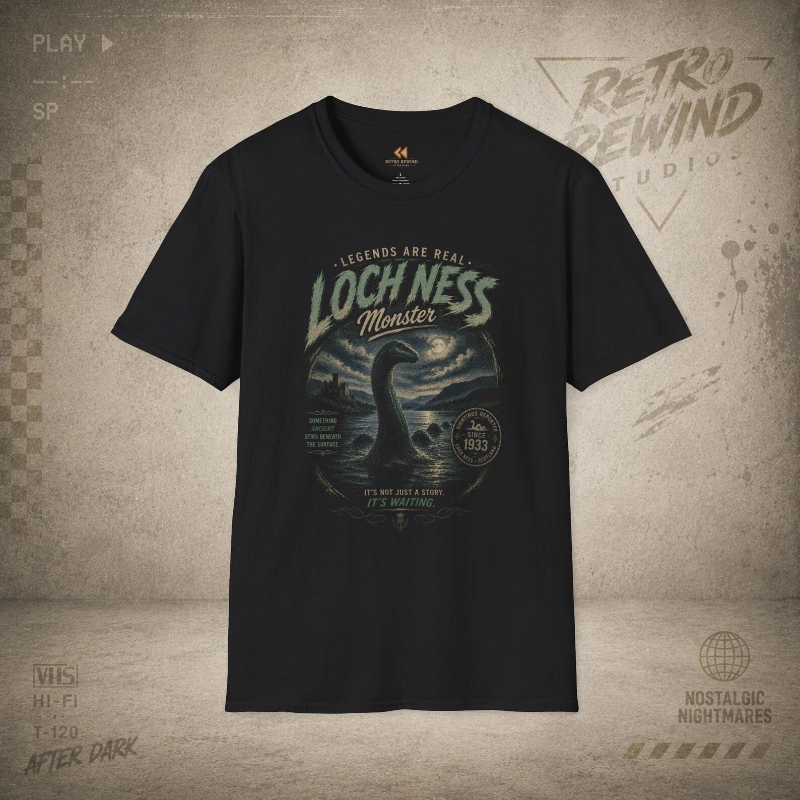 Loch Ness Monster T-Shirt | Legends Are Real Graphic Tee 4XL