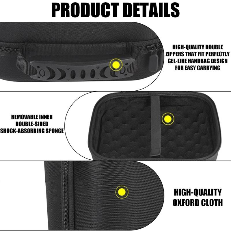 Compact Carrying Case Bag For Focal Elear Headphone Featuring Shockproof Structure And Dust Resistant Interior