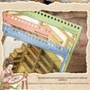 Tang Dynasty 3D Cabin Stickers Ancient Shop Theme Scene Sticker Book  Gift Giving