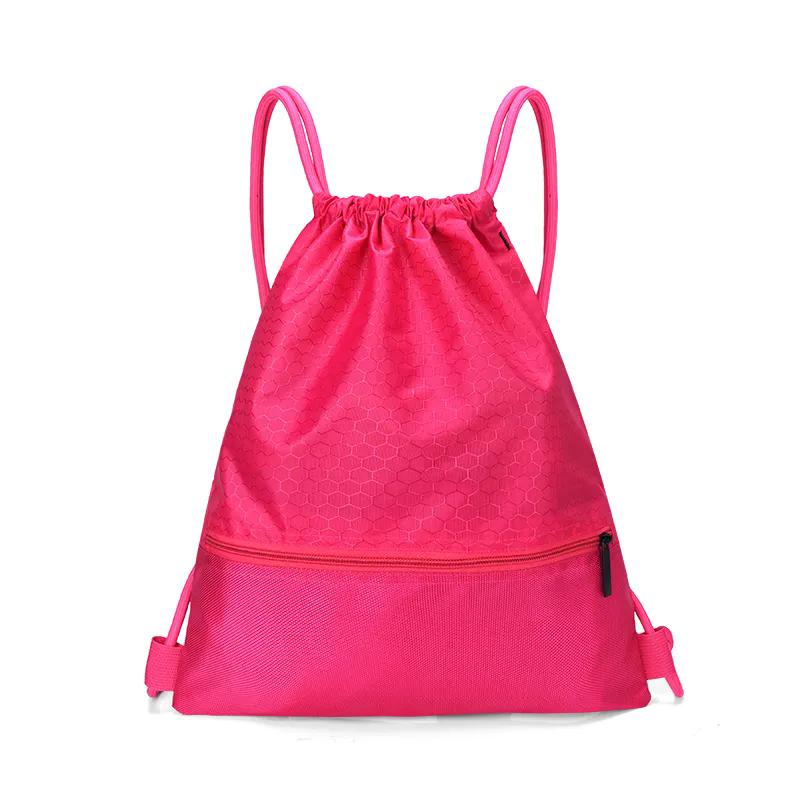 WTEMPO Solid Color Versatile Zipper Backpack Couple Large Capacity Lightweight Travel Backpack Outdoor Sports Bags Mommy Bags