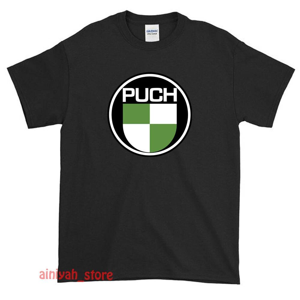 New PUCH Motorcycle Logo Men s Funny T shirt USA Size S-XXL 2XL
