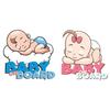 Cartoon Baby On Board Car Sticker - Cute Rear Bumper & Window Decoration