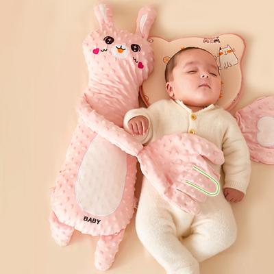Baby Sleep Patter Stuffed Soothing Patting Toy with Palm Pad 3 Levels Adjustable Electric Hand Pillow with Remote Control for Soothing Sleeping Baby