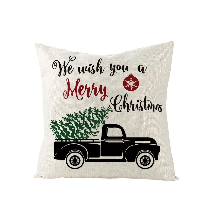 New Christmas Pillow Cover Nordic Farmhouse Pastoral Christmas Sofa Pillow Cushion Cover