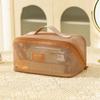 Large Capacity Mesh Handheld Makeup Bag Square Storage Toiletry Bag Simple Cosmetic Cases  Travel
