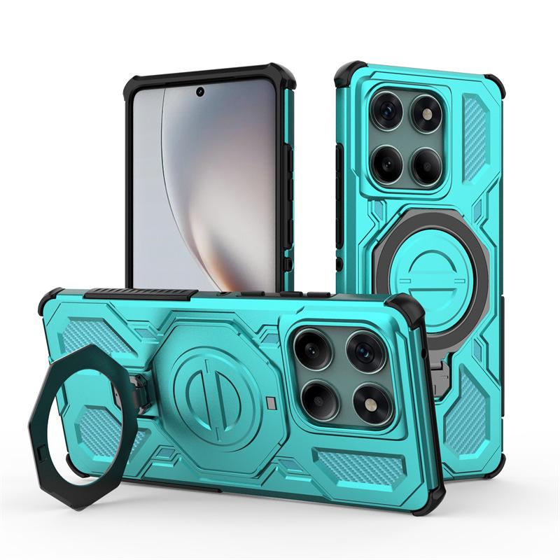 Applicable MOTOegde60Fusion Mobile Phone Case 360 Bracket Motorola edge50Pro Magnetic Case