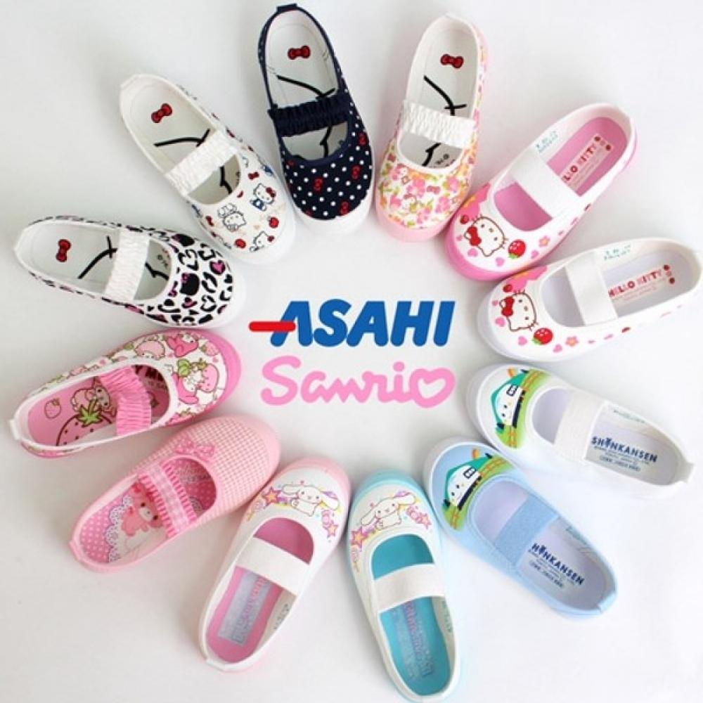 De glade Asahi Sanrio-karakter inneskoene