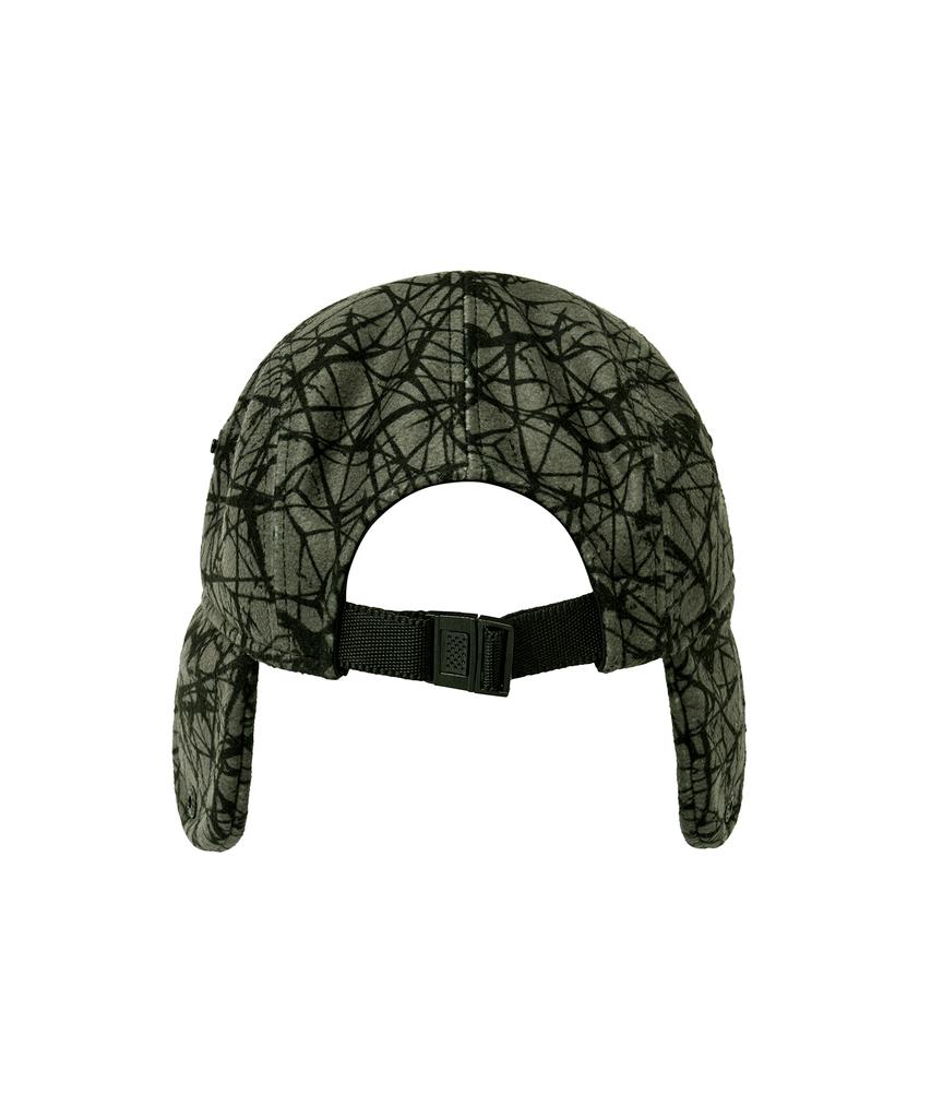 BROWNBREATH Sprawl Boucle Earflap Camp Cap - Khaki