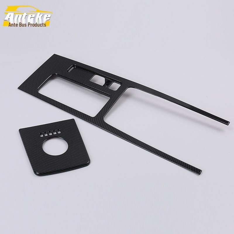 18 XEL Ramka Dekoracyjna Zmiany Biegów i Pierścień Uchwytu na Kubek Konsoli Środkowej Akcesoria Samochodowe