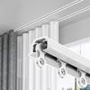Hidden Ceiling Curtain Track, Ecessed Invisible Curtain Track, Ceiling Mount Aluminum Alloy Nano Silence Track for Living Room Bedroom Windows/Room