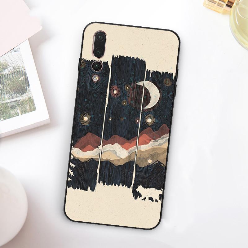 Wild MountainsMoon Lake For Huawei Nova Y73 Y72 Y90 Y70 Y60 Y91 Y61 12s 12i 11i 8i 9 10 SE P60 P30 Pro P40 Lite Case