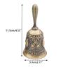 Clear Sound Metal Hand Call Bell Retro Restaurant Tea Bell Rose Church Bell  Classroom