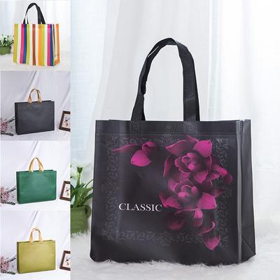 1PC Reusable Fabric Shopping Bag Waterproof Foldable Grocery Bag Non-Woven Handbag Eco