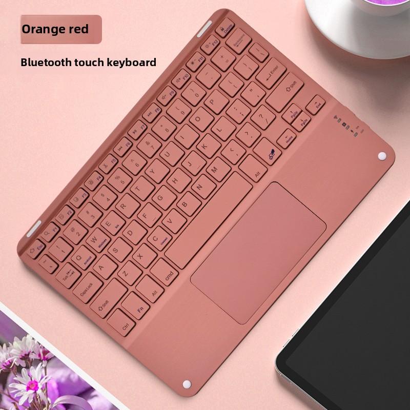 Touch Bluetooth Keyboard Magnetic for iPad Tablet Silent Wireless Rechargeable Colorful Keys