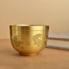 Feng Shui Treasure Bowl Vat Brass Copper Offering Bowl Small Serving Dessert Bowls Wealth Figurine Attract Wealth And Good Luck