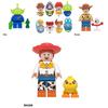 8pc Toy Story Building Blocks Bricks Buzz Lightyear Woody Diy Gift Kids