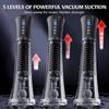 Male Masturbator Penis Trainer Transparent Visual Male Sex Toys for Men APP Control Vibrating Vacuum Suction Glans Trainer