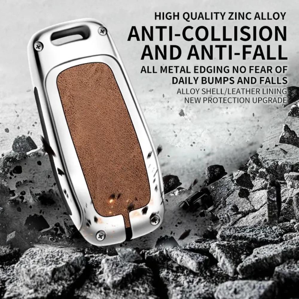 Zinc Alloy Car Key Cover for Mercedes-Benz A-Class Remote Control Cover Mercedes-Benz A180 A200 Key Cover Accessories