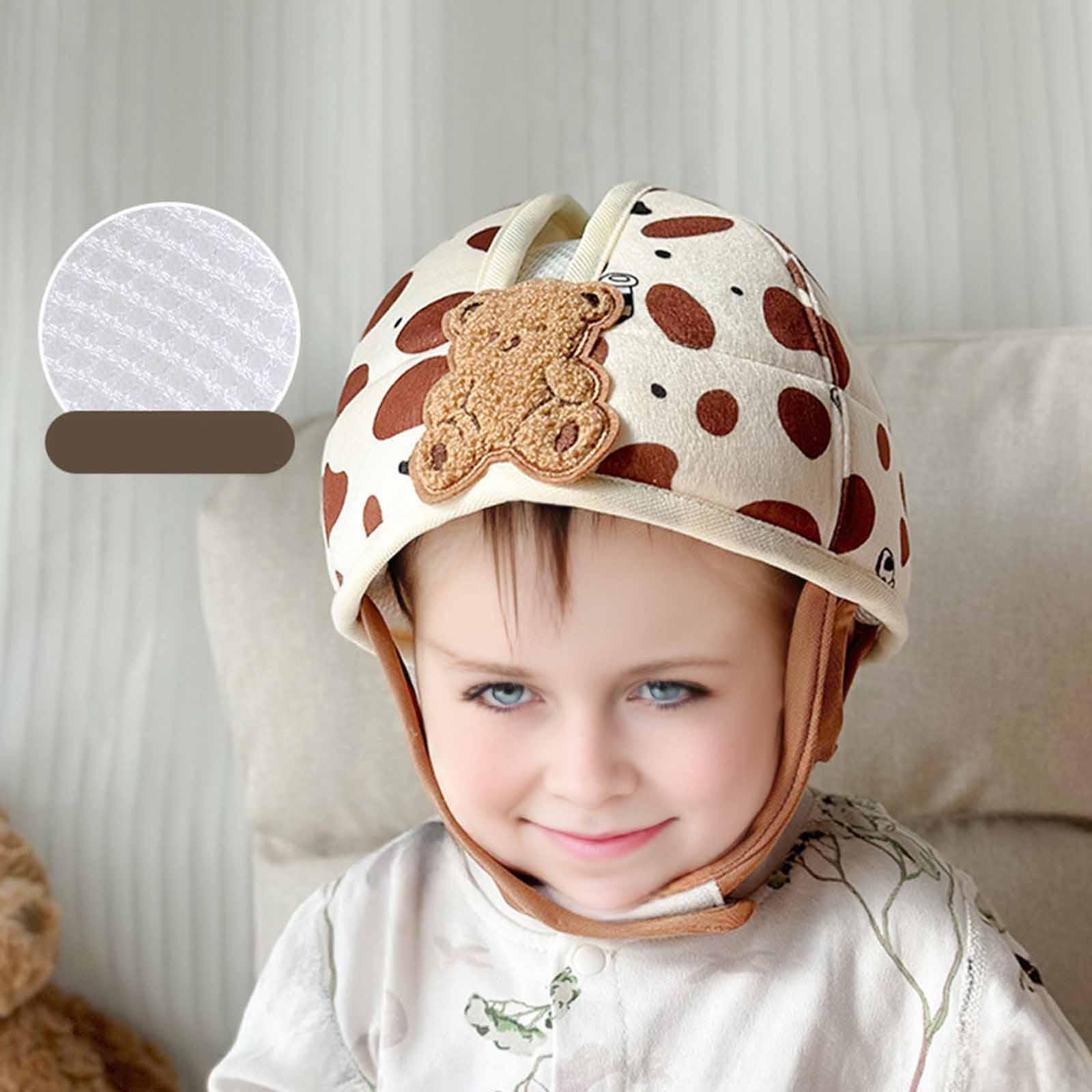 

Baby Helmet No Bumps Lightweight Soft Cushion Cap for 1 Year Bear