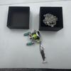 Mini Fiskehjul Halsband 1/2 st Premium Legering Herr Hänge Trendiga Hip Hop Smycken för Streetwear Festpresent