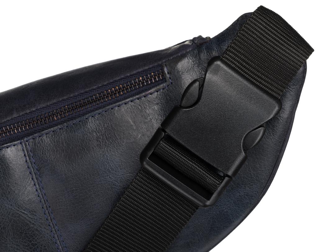 Leather belt pouch PTN 2507-HP NAVY