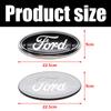 lvmhd7 3D Aluminum Front Rear Badge Emblem Overlay 22.5cm For Ford F150 Ranger Explorer Transit Auto Truck Tuning Styling Accessories
