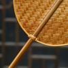 Chinese Style Handwoven Bamboos Hand Fan Elegant Designs Cooling Handheld Fan Paddles for Hot Weather and Beach Parties