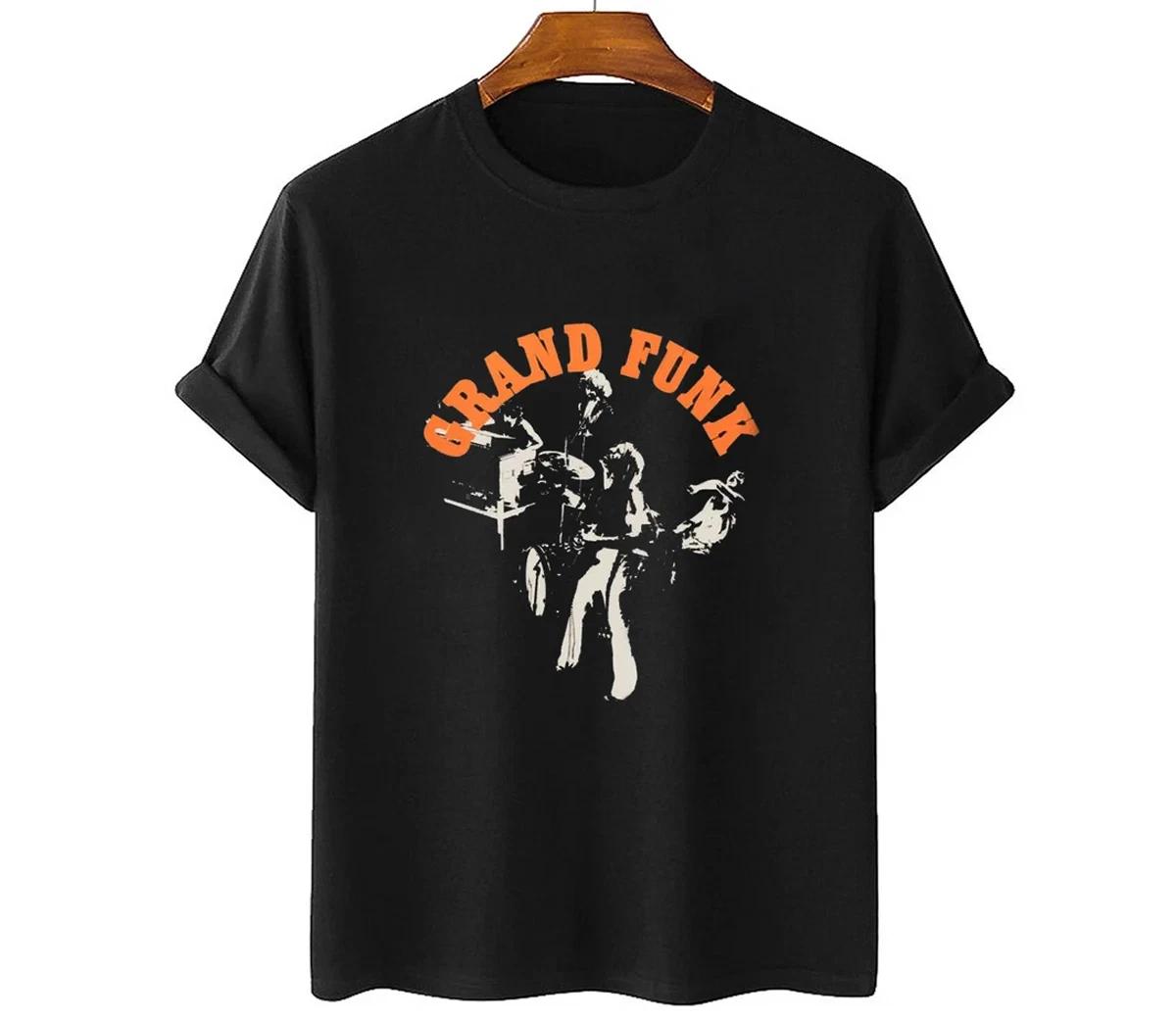 Grand Funk Railroad band live in concert black shirt unisex S to 5Xl 1T123 XS