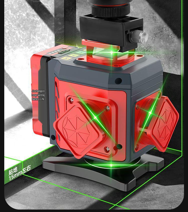 Anping Super Bright Infrared Green Laser Level: High Precision, Automatic Leveling with 8/12/16 Lines
