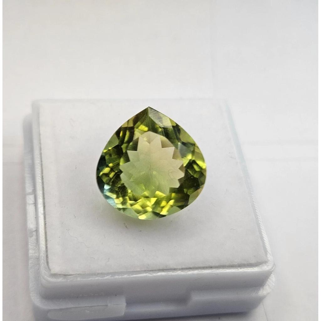 Stunning Bi-Color Tourmaline Natural Pear Cut 07.00 Ct Certified Loose Gemstone