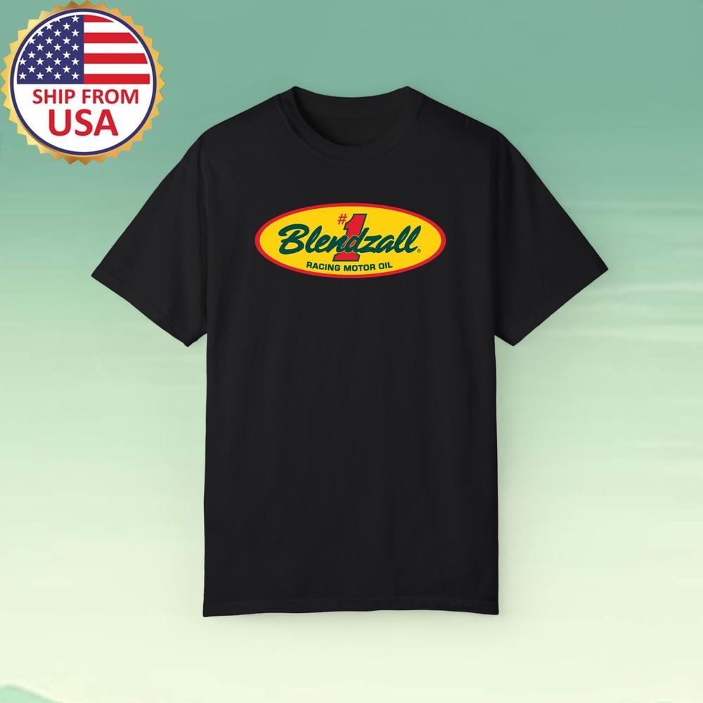 

BLENDZALL RACING MOTOR OIL Men#039;s Black Size S5XL Unisex T-Shirt S