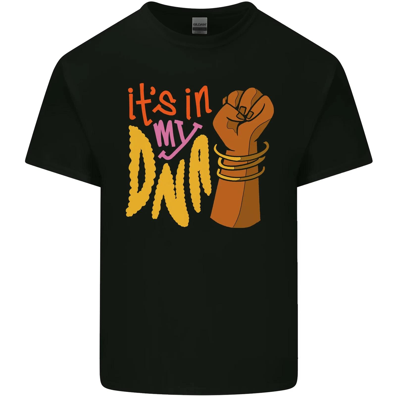 Africa is in My DNA Juneteenth Black Lives Matter Kids T-Shirt Childrens S