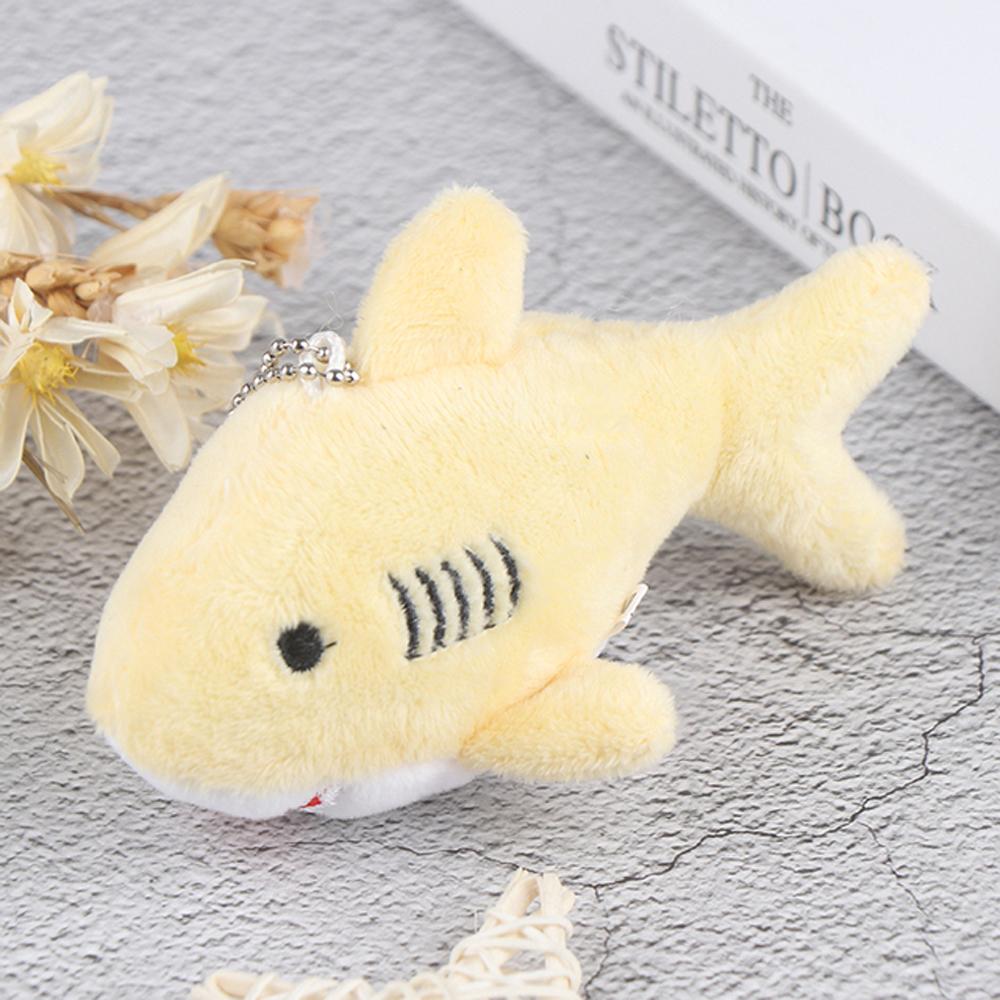 Bag Pendant Shark Keyring 12CM Key Chain Pendant Shark Plush Toy Shark Key Chain Ocean Animal