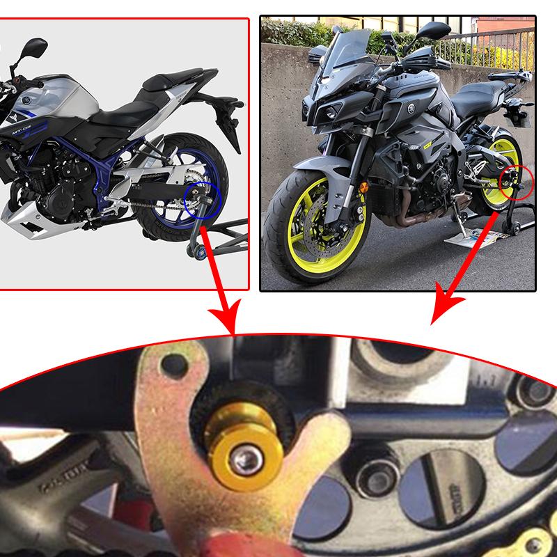 2025 Nové Logo Motocyklové Kyvné Vidlice CNC 6mm Jezdec Stojan Šrouby Pro YAMAHA MT10 MT-10 2016-2021 MT10 SP 2022 Příslušenství