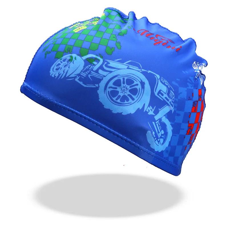 Children Cartoon Swimming Caps Animal Dinosaur Print Boys Girls Swimming Hat Pool Equipment Kids Swimming Accessories