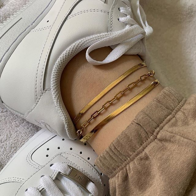 Beach Seaside Anklet Personalized Multi-layer Chain Metal Women's Anklet