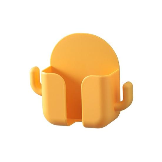Soporte de control remoto para montaje en pared, autoadhesivo, ABS, sin taladros, fácil de instalar, soporte de carga para teléfono móvil para el hogar