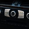 6 Teile/satz ABS Auto Zentrale Konsole Klimaanlage Taste Abdeckung Zubehör Für BMW 5 Series E60 520li 523li 525li 530li