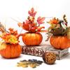 Props Party Autumn Lifelike Maple Leaves Halloween Decoration Faux Pumpkins Artificial Vegetables